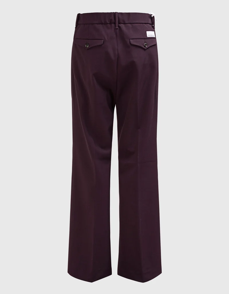 Wide-Leg Bundfalten-Hose Blenda