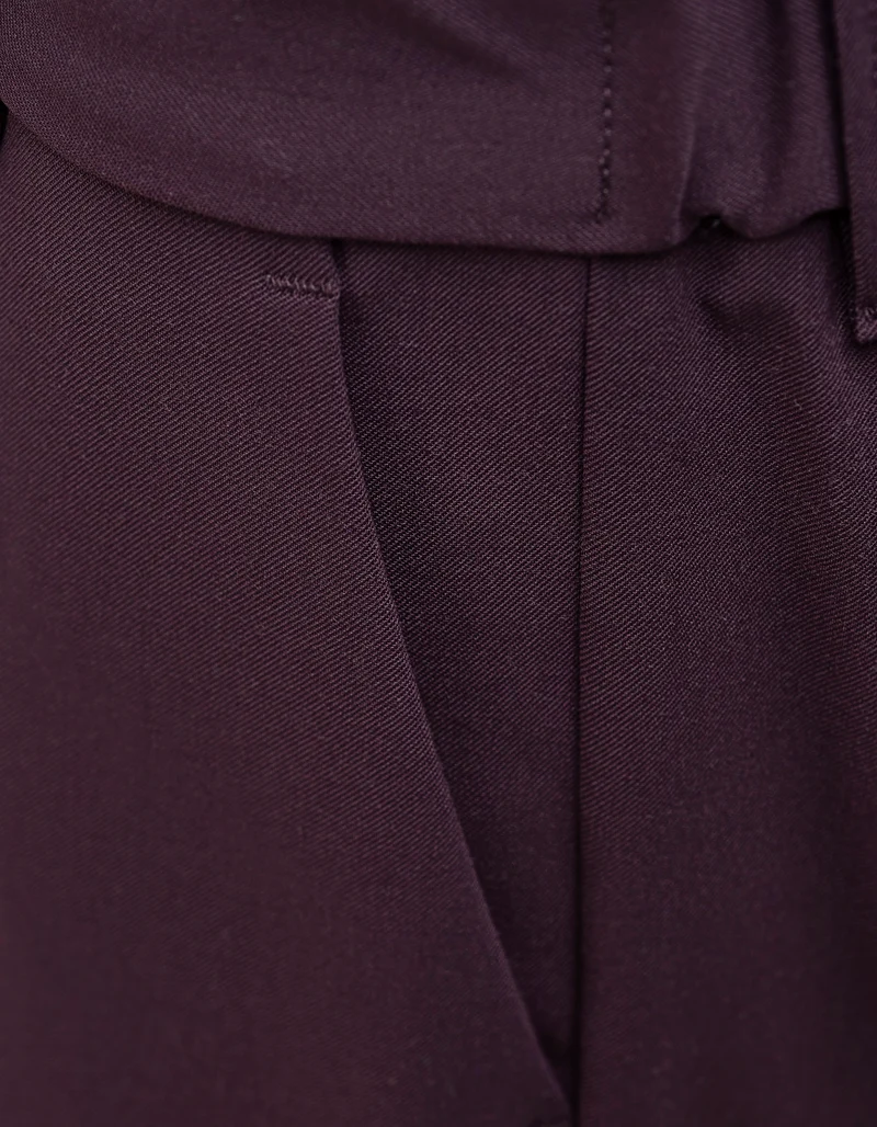 Wide-Leg Bundfalten-Hose Blenda
