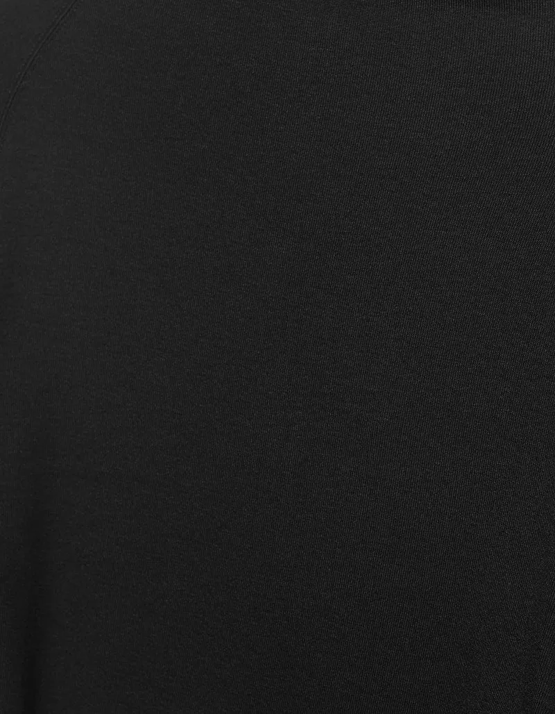 Gerafftes Long-Fit Rollkragen-Shirt