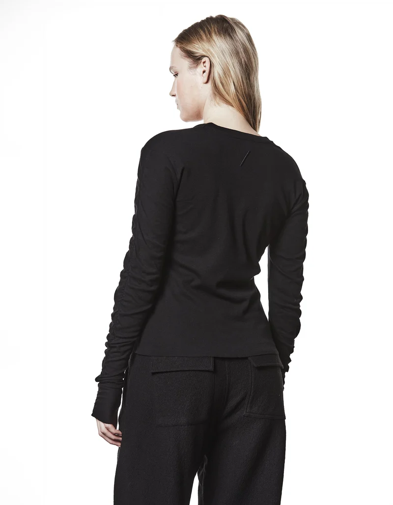 Longsleeve mit V-Ausschnitt