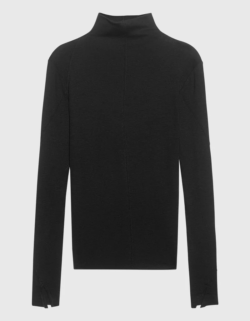 Slim-Fit Rollkragen-Longsleeve