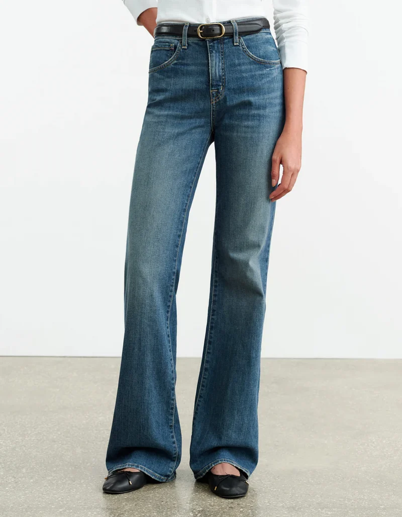 Flare-Leg Jeans Celia