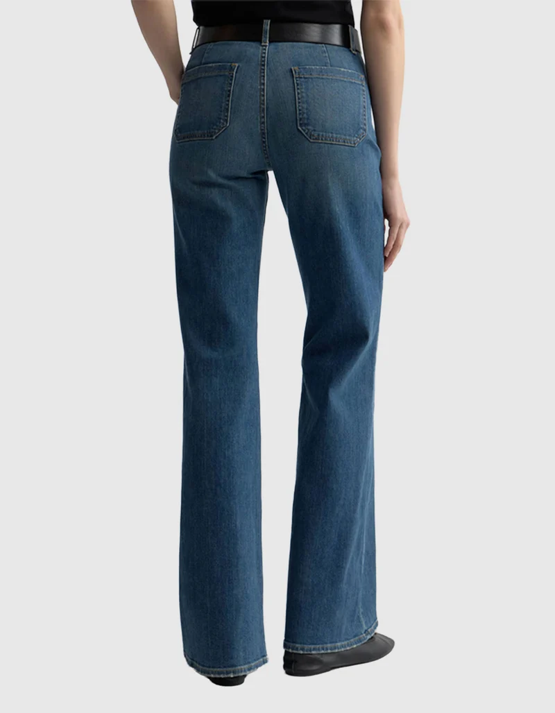 High-Waist Flare-Leg-Jeans