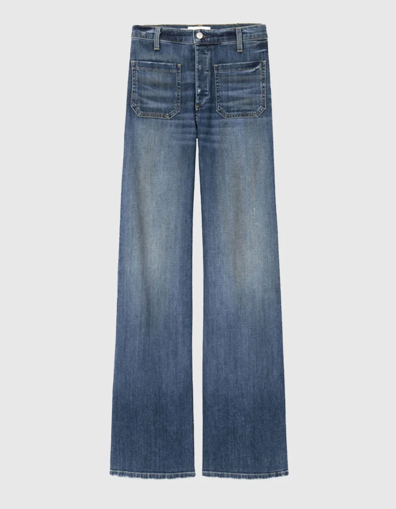 High-Waist Flare-Leg-Jeans