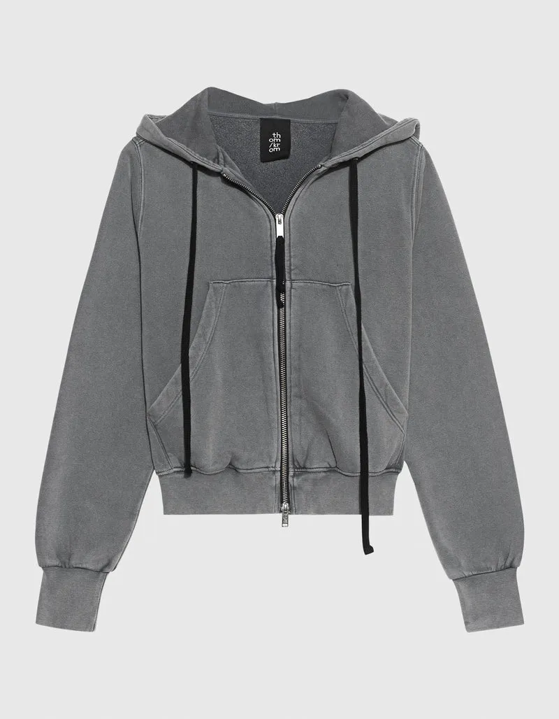 Zipper Hoodie mit Eingrifftaschen