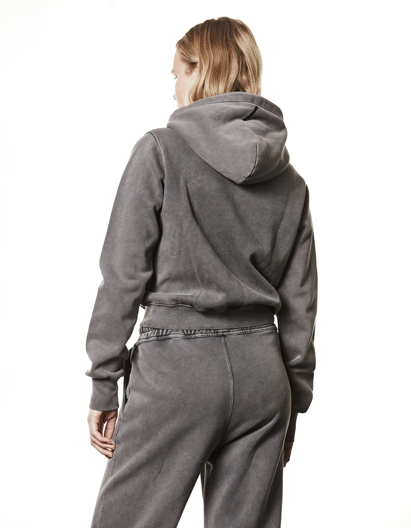 Zipper Hoodie mit Eingrifftaschen