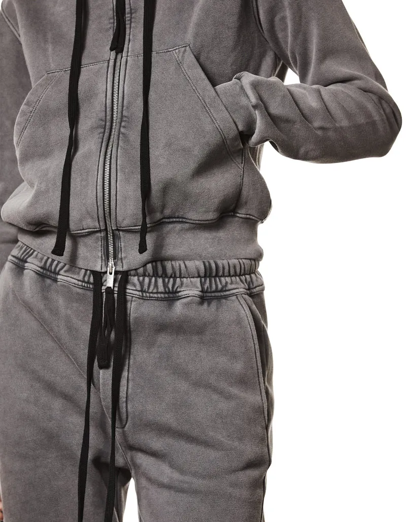Zipper Hoodie mit Eingrifftaschen