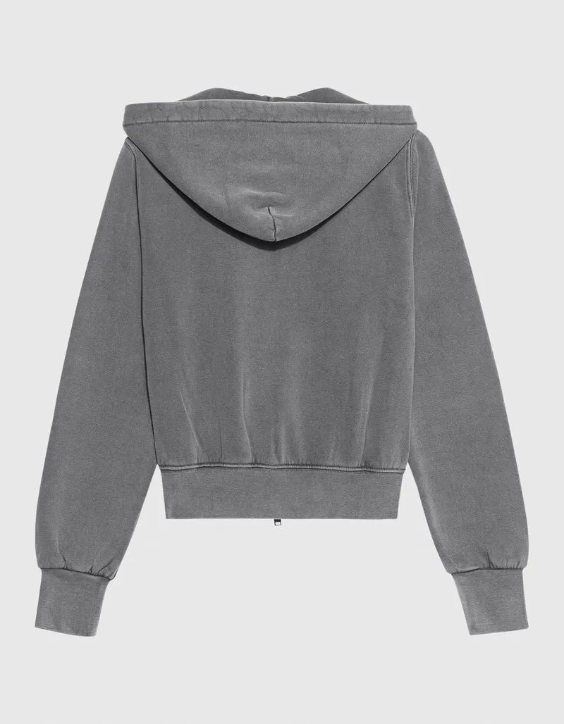 Zipper Hoodie mit Eingrifftaschen