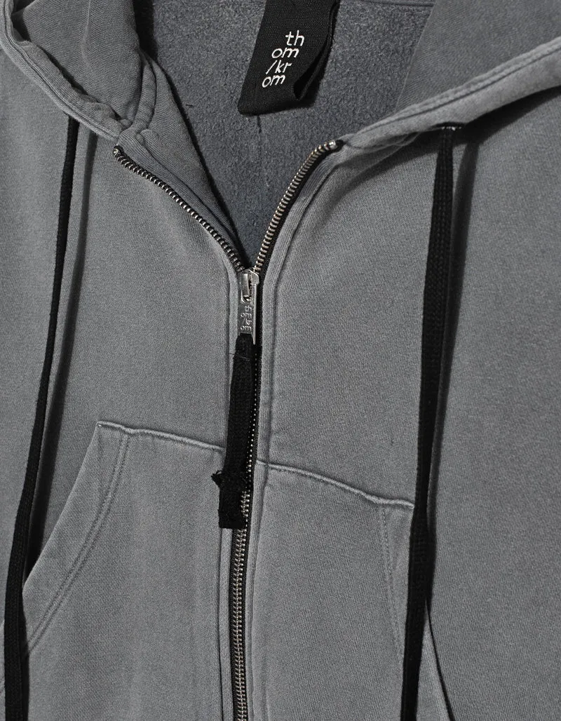 Zipper Hoodie mit Eingrifftaschen