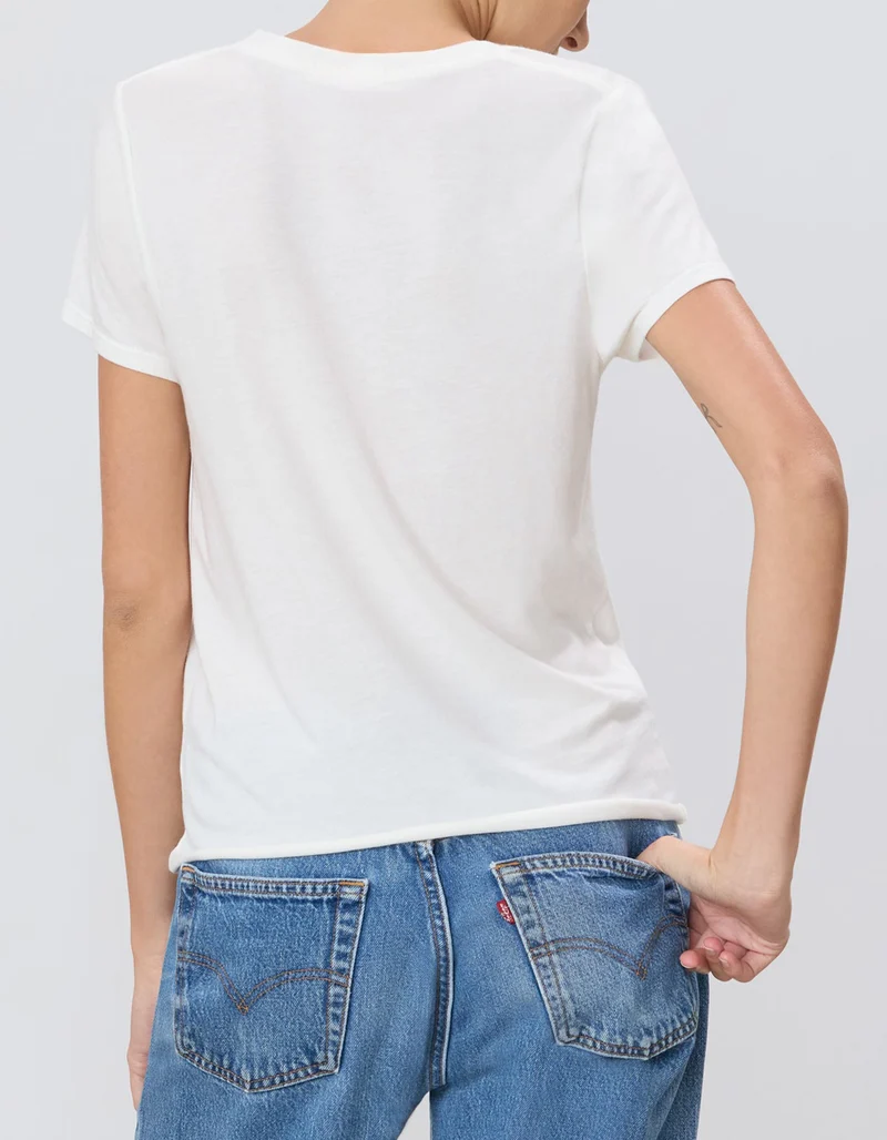 T-Shirt mit V-Ausschnitt