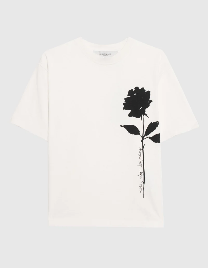 Bedrucktes Boxy-Fit T-Shirt Journey