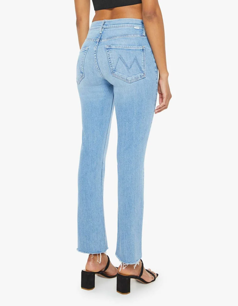 Cropped Skinny-Fit Jeans Dazzler Ankle Fray
