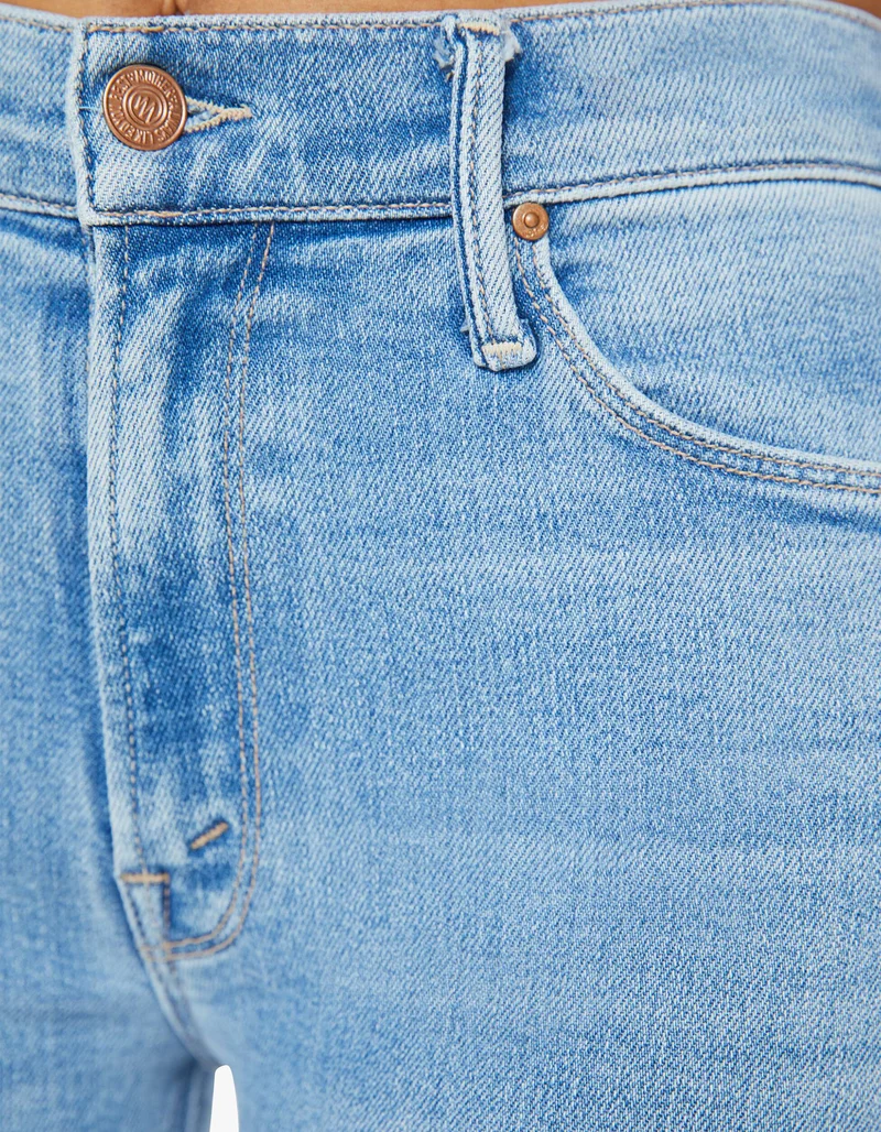 Cropped Skinny-Fit Jeans Dazzler Ankle Fray