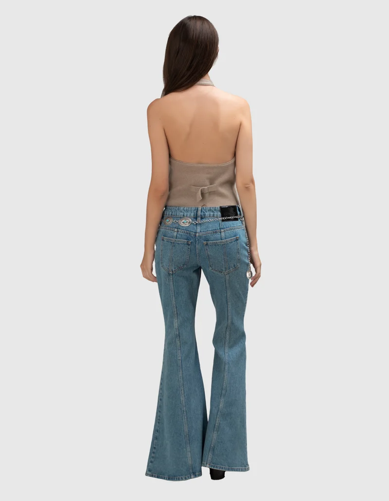 Neckholder Kaschmir-Weste Tailored