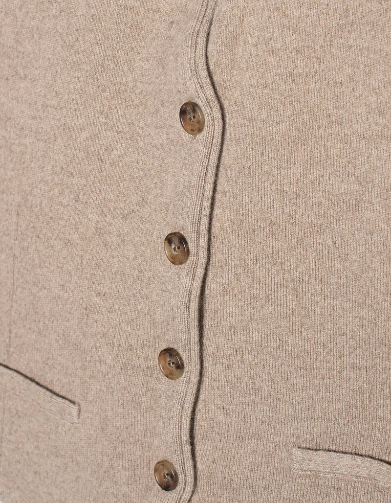Neckholder Kaschmir-Weste Tailored