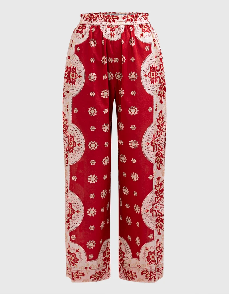 Gemusterte Hose Otto Lava Bandana