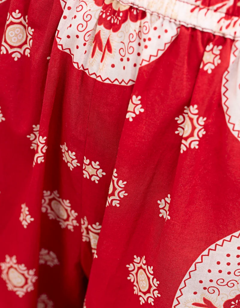 Gemusterte Hose Otto Lava Bandana
