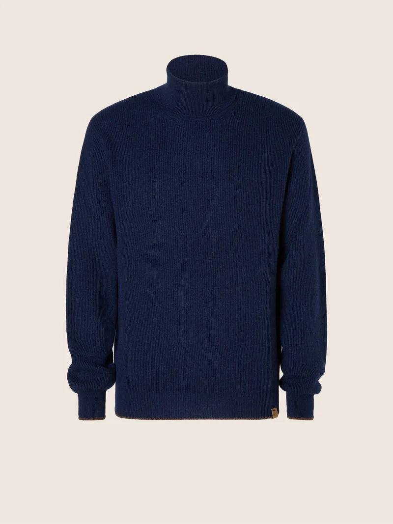 Cashmere English Rib Turtleneck
