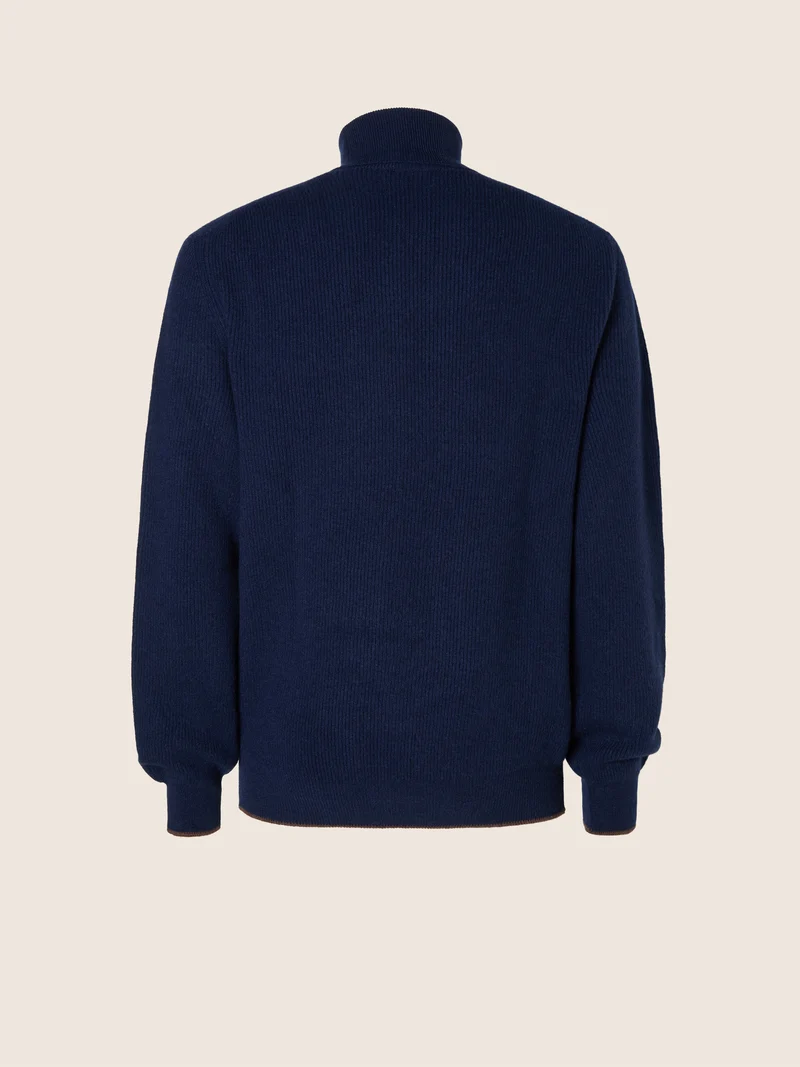 Cashmere English Rib Turtleneck