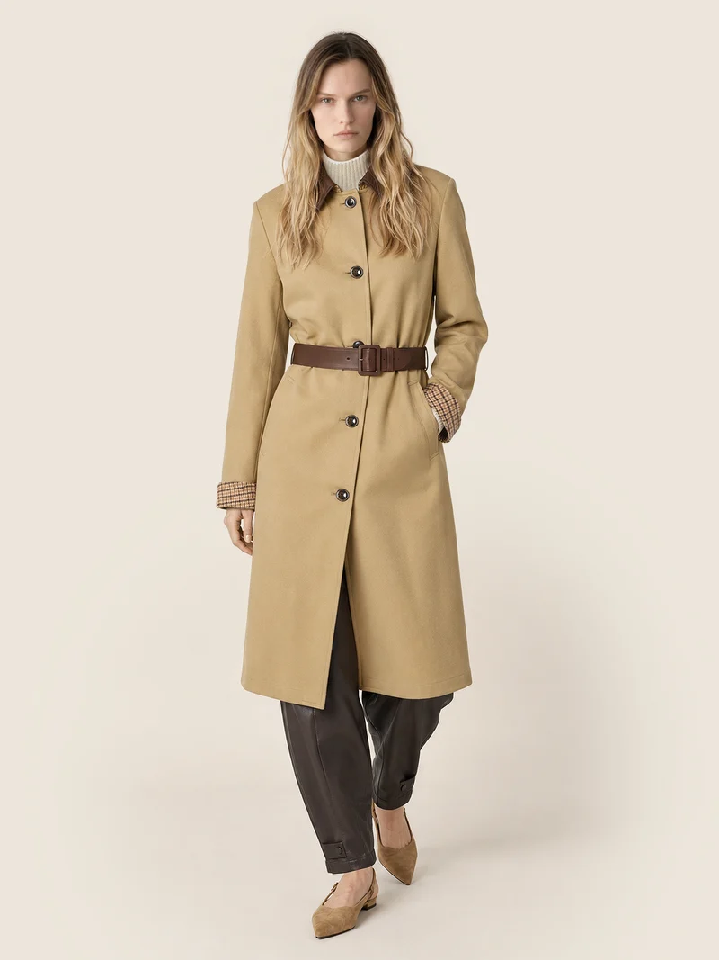 Reversible Cotton-Cashmere Trench