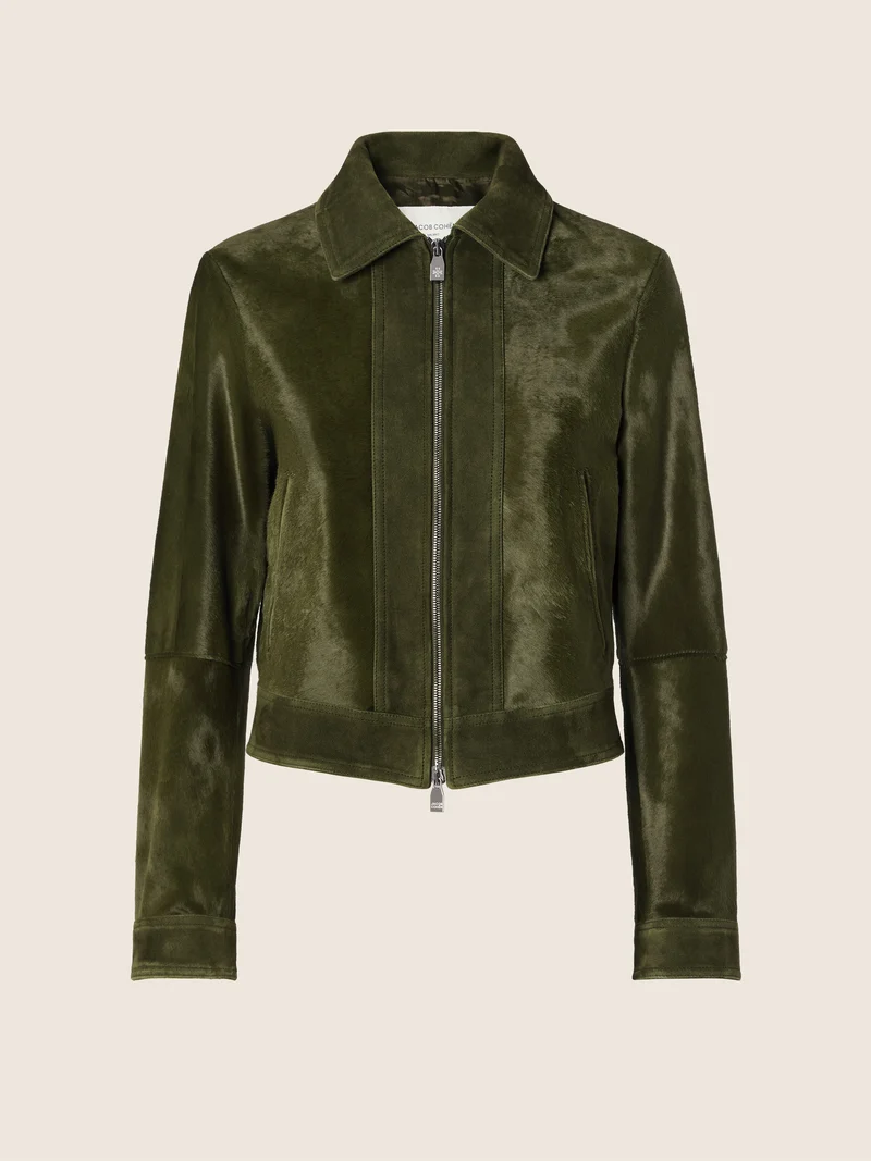 Calf-Hair and Suede Jacket