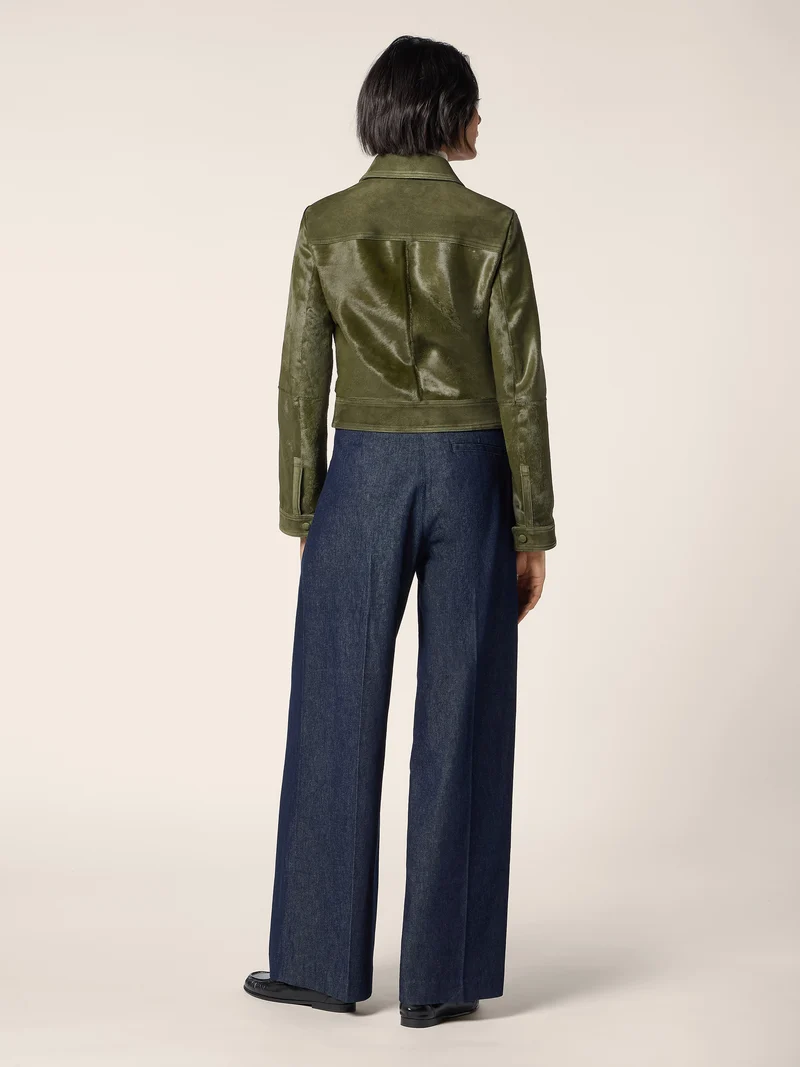 Calf-Hair and Suede Jacket