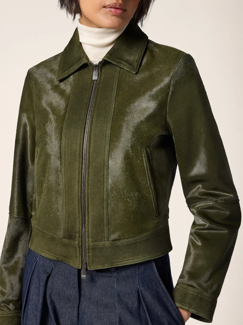 Calf-Hair and Suede Jacket