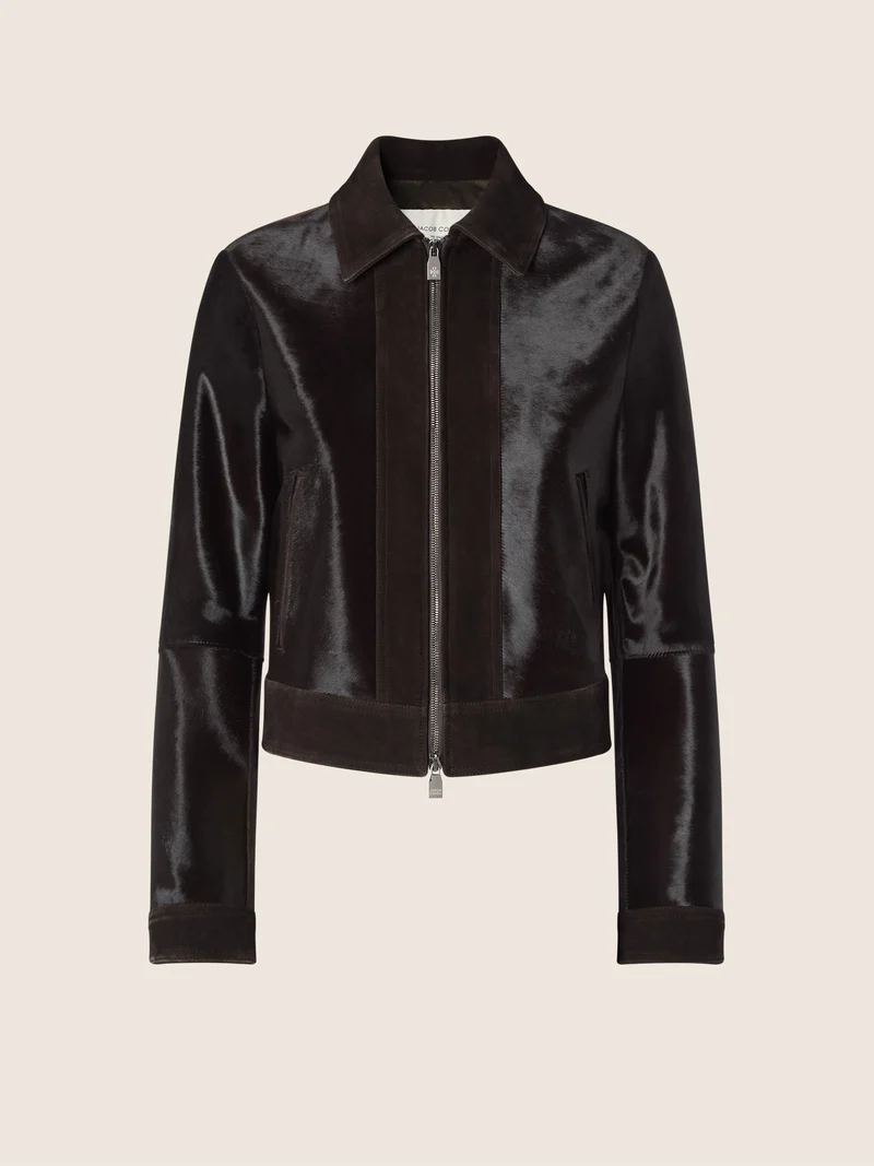 Calf-Hair and Suede Jacket