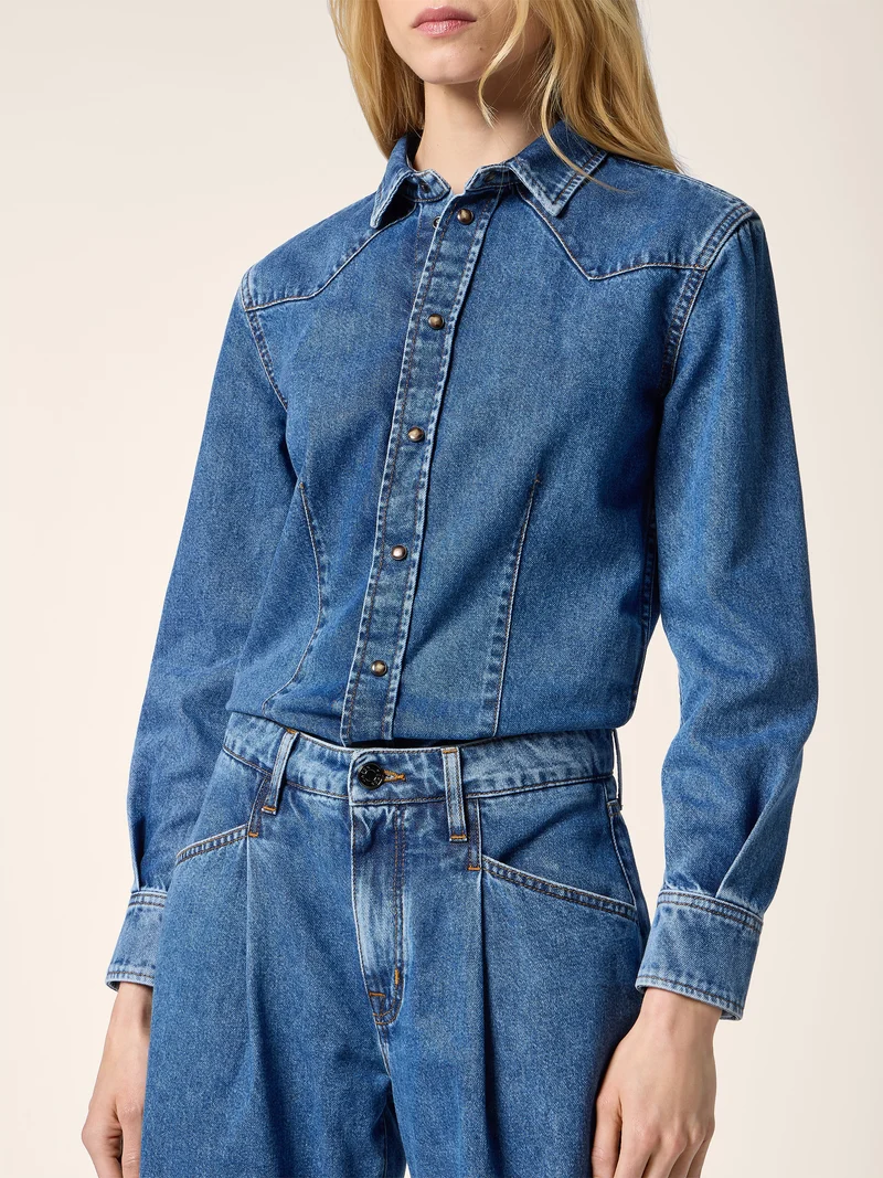 Cotton Denim Jumpsuit