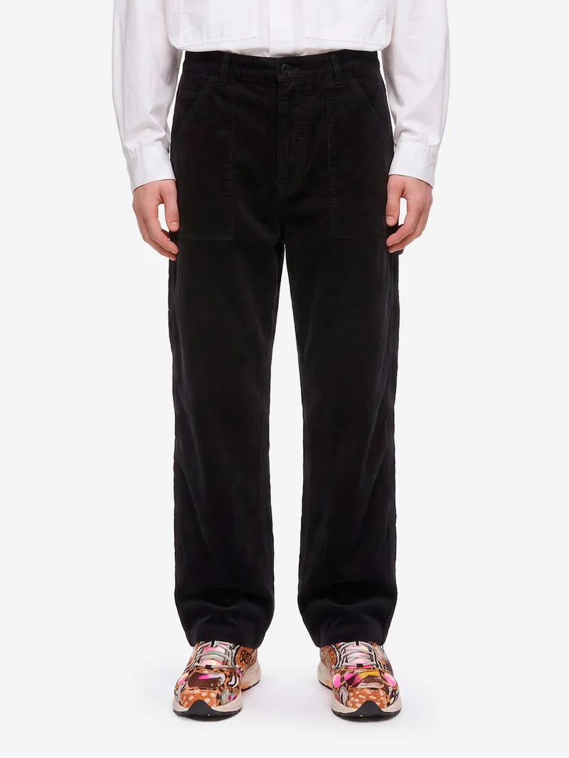 Pantaloni 'Painter' in velluto a coste con tasche utility