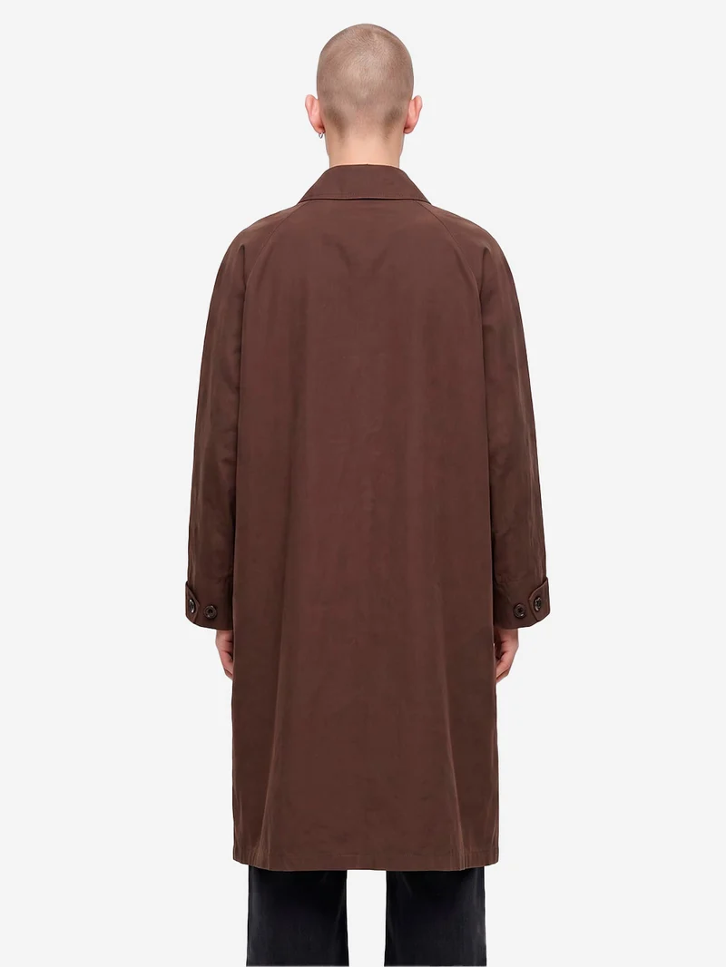 Trench coat 'Tyrrell' marrone con maniche raglan