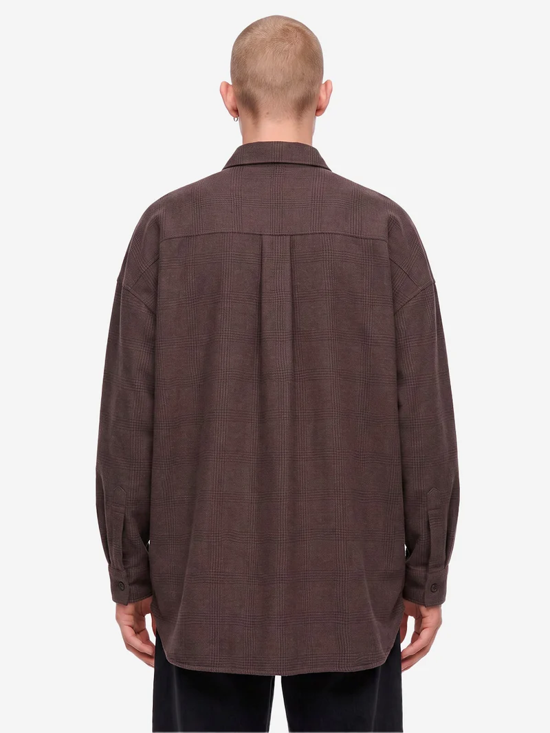 Camicia 'Selene' oversize con motivo Principe di Galles