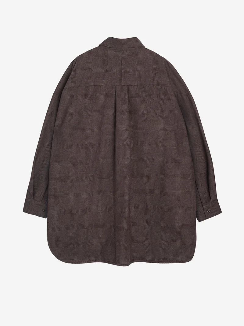 Camicia 'Selene' oversize con motivo Principe di Galles