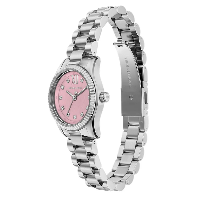 Michael Kors Lexington Round Pink Dial Watch MK4996