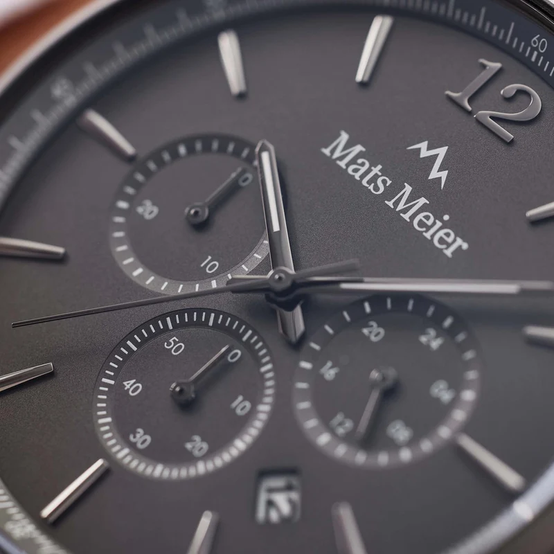 Mats Meier Grand Cornier herren Uhr Braun MM00104