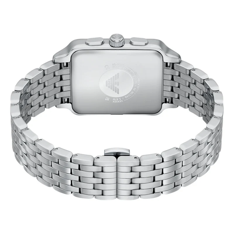 Emporio Armani Rectangular Black Dial Watch AR11751