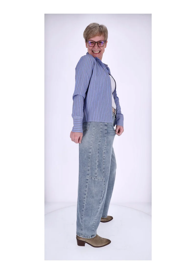 Splash of Color Damen Jeans Balloon