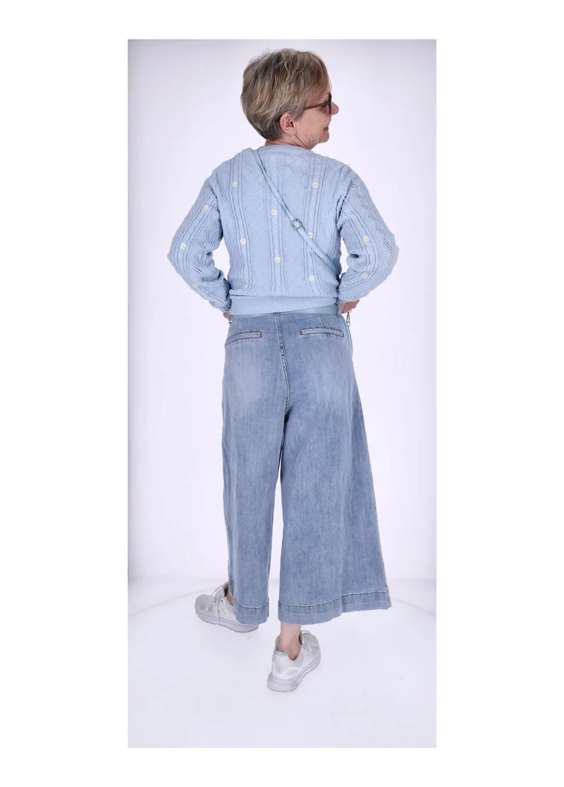 Splash of Color Damen Jeans Culotte