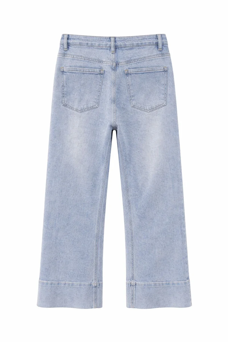 Splash of Color Culotte Jeans Damen