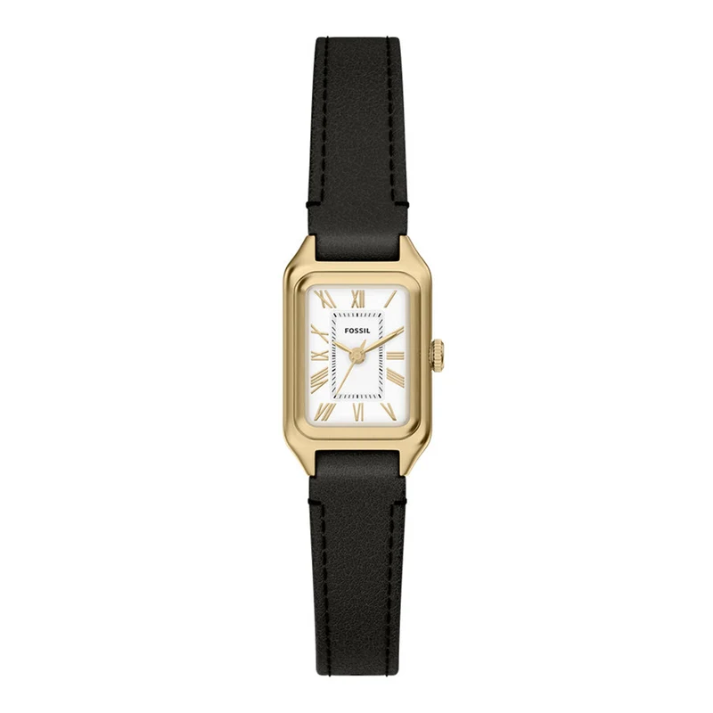 Fossil Raquel Mini Rectangular White Dial Watch ES5470