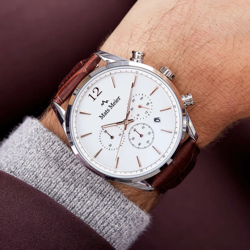 Mats Meier Grand Cornier herren Uhr Braun MM00105