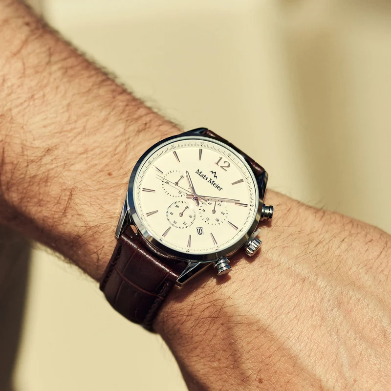 Mats Meier Grand Cornier herren Uhr Braun MM00105