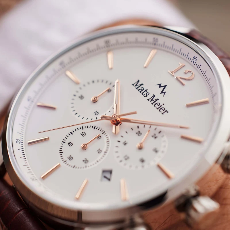 Mats Meier Grand Cornier herren Uhr Braun MM00105
