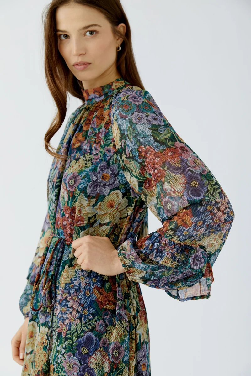 Kleid, lilac yellow