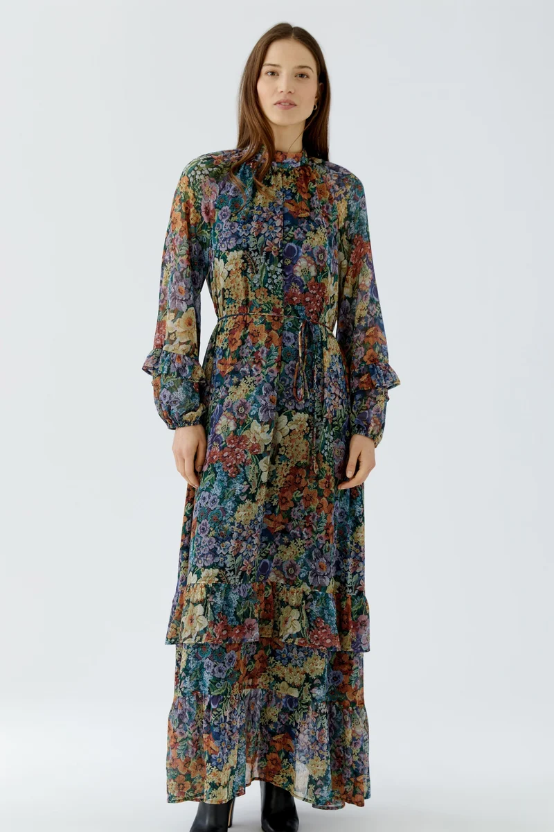Kleid, lilac yellow