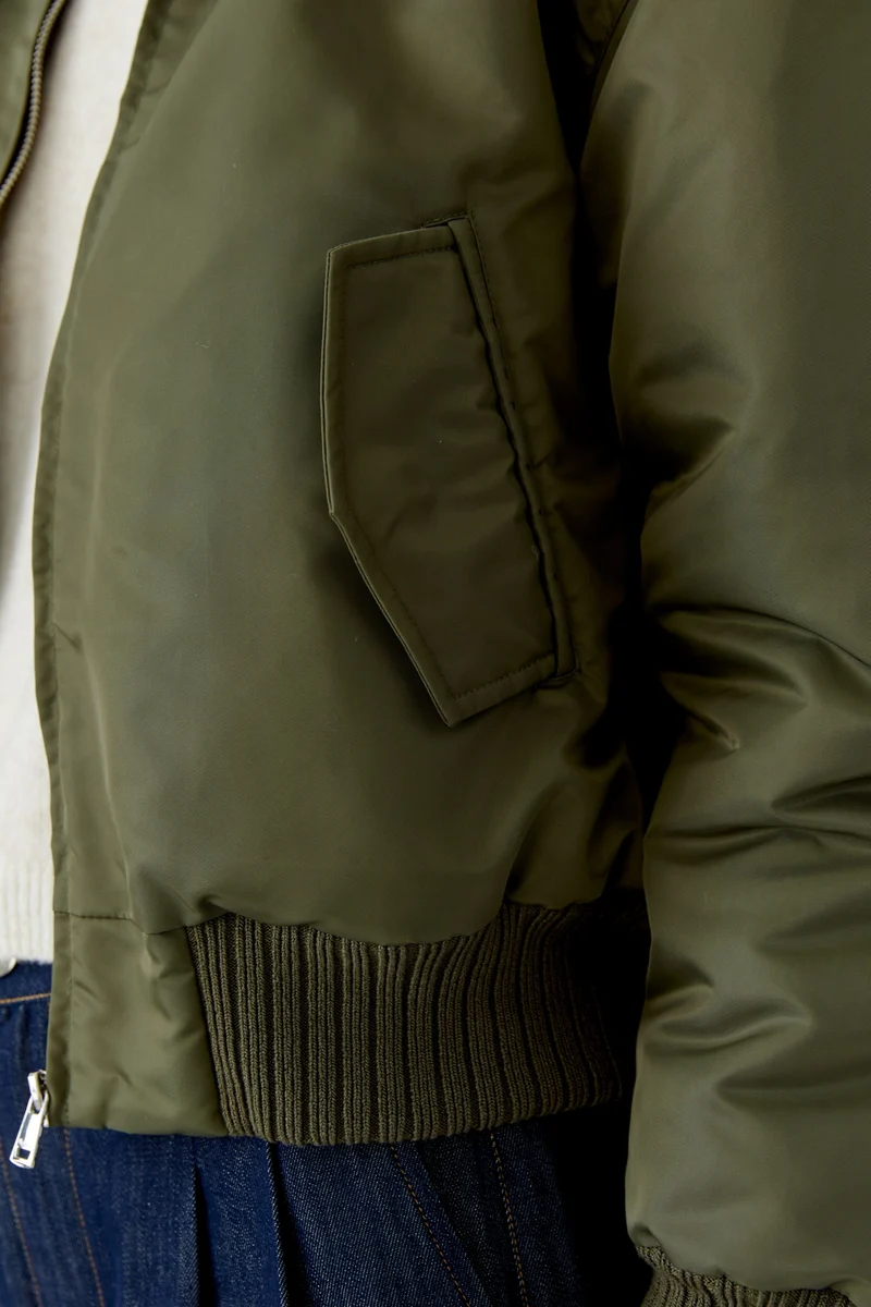 Jacke, khaki