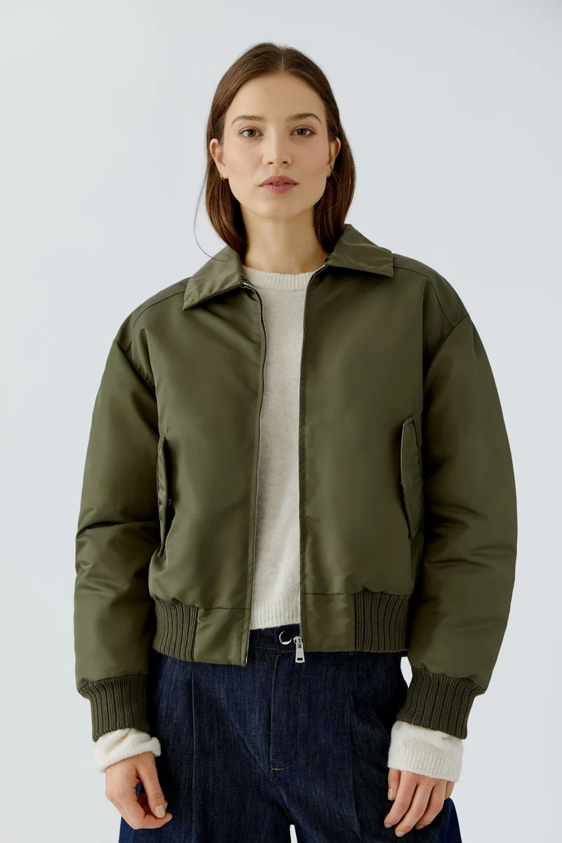 Jacke, khaki