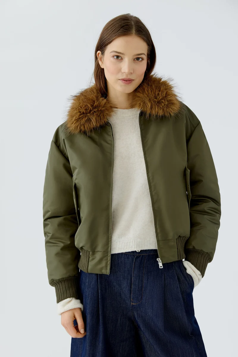 Jacke, khaki
