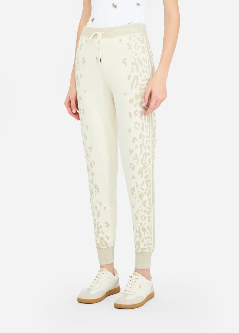 Animal-Print Trousers
