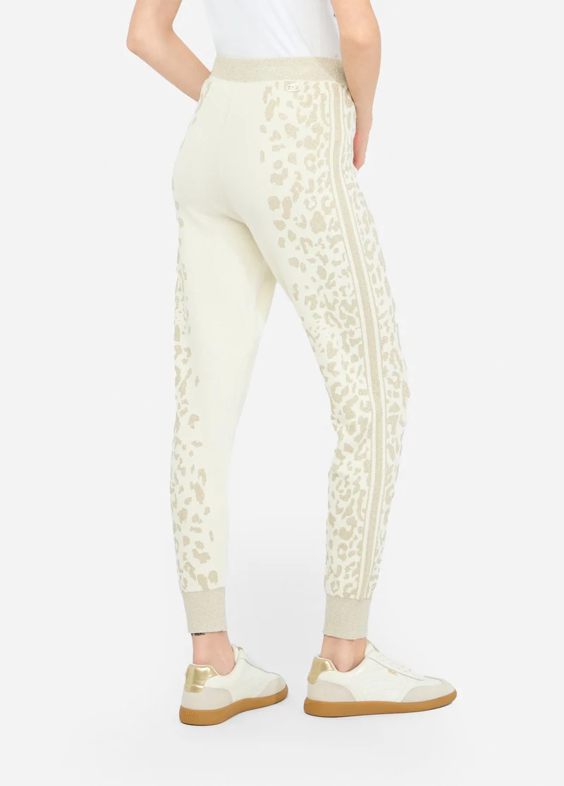 Animal-Print Trousers